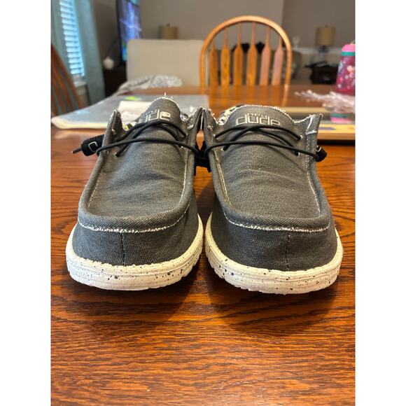 Hey Dude Wally Stretch Black Women's 8 - Picture 2 of 7